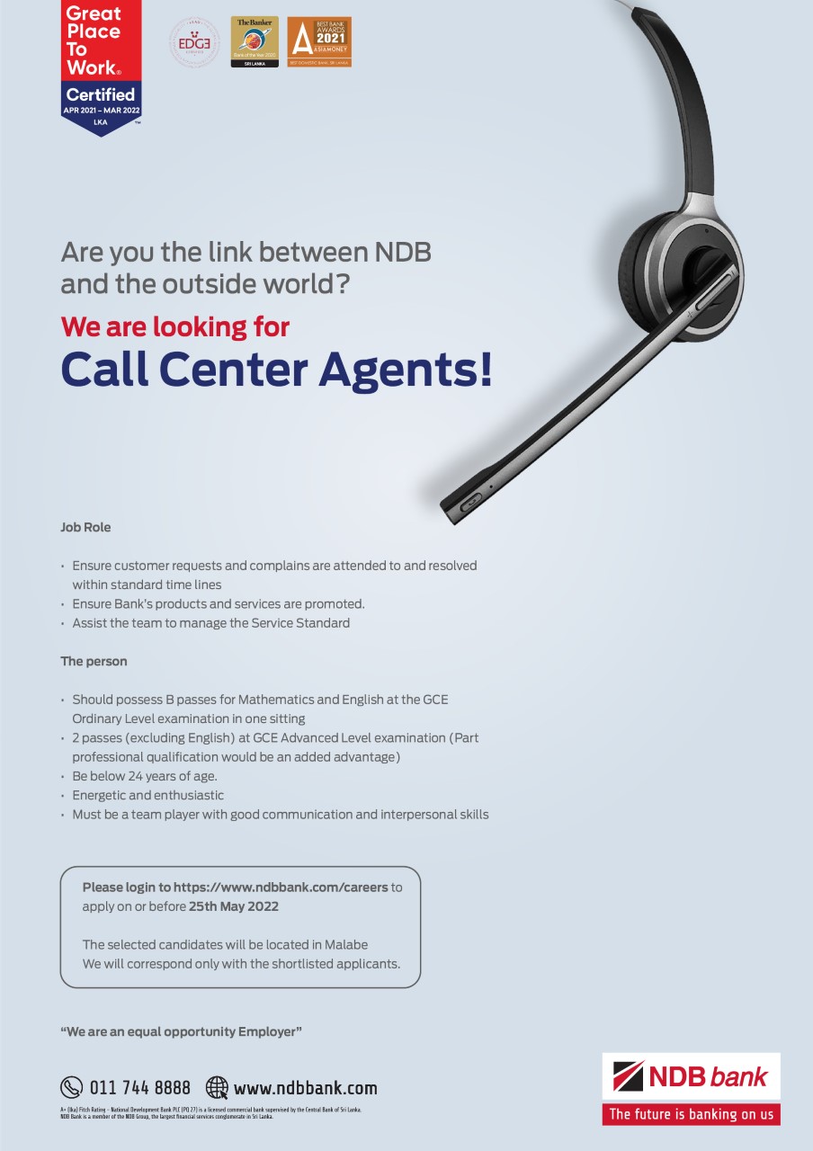NDB Bank Vacancies 2022