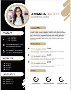 download cv template word