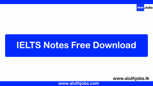 IELTS Notes Free Download