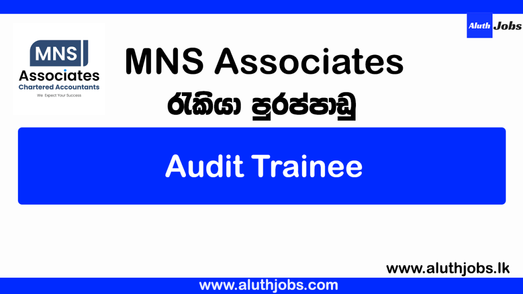 Audit Trainee Job Vacancies